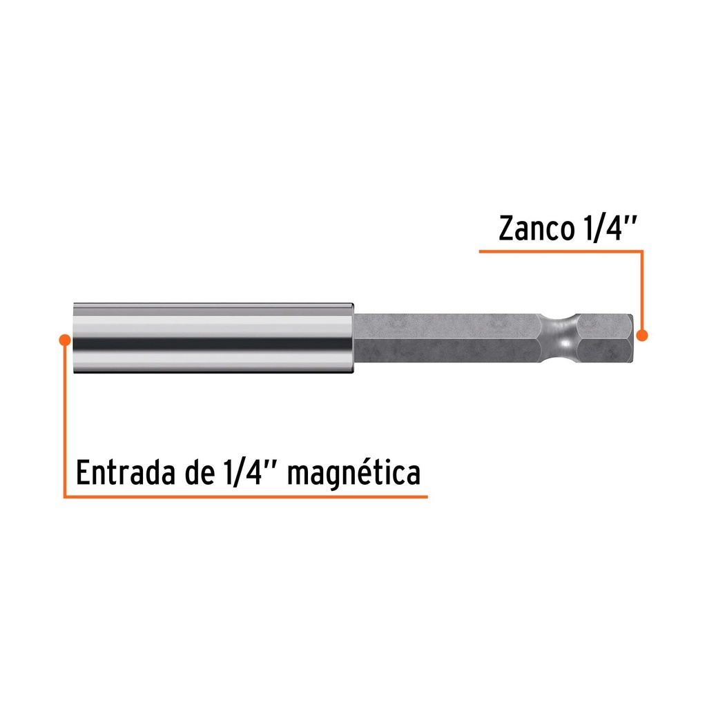 Estuche con 5 extensiones de 70 mm magnéticas, Expert