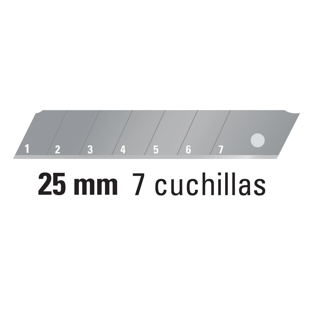 Estuche con 10 cuchillas SK2 de 25 mm para cutter, Expert