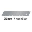 Estuche con 10 cuchillas SK2 de 25 mm para cutter, Expert