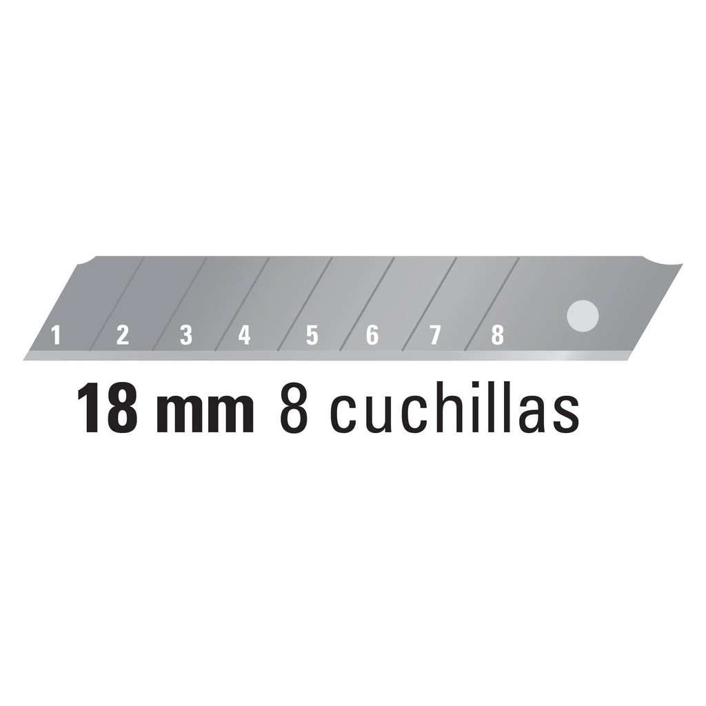 Estuche con 10 cuchillas SK2 de 18 mm para cutter, Expert