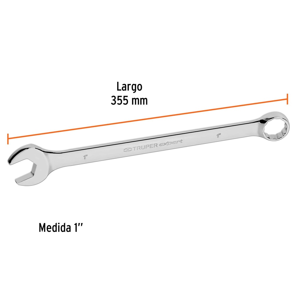 Llave combinada extralarga 1' x 355 mm de largo, Expert