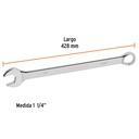 Llave combinada extralarga 1-1/4' x 428 mm de largo, Expert