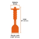 Cincel ladrillero 2-3/4 X 10' con grip, Truper