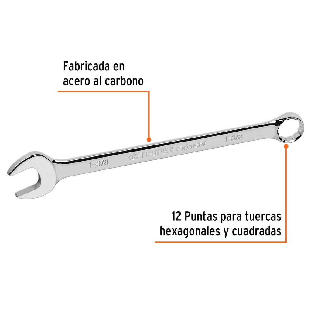 Llave combinada extralarga 1-3/8' x 454 mm de largo, Exper