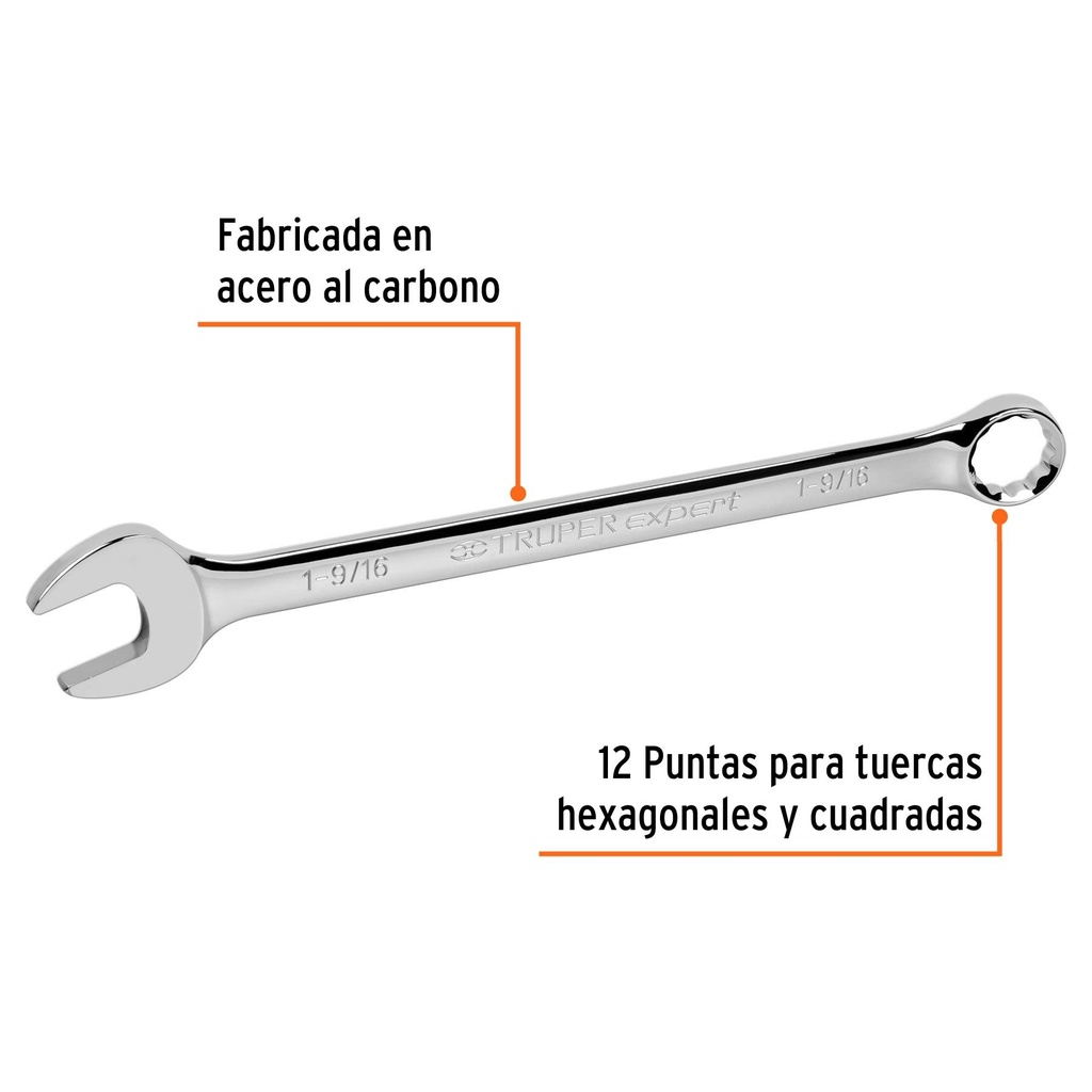 Llave combinada extralarga 1-9/16' x 483 mm de largo, Expert