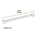 Llave combinada extralarga 11 mm x 183 mm de largo, Expert