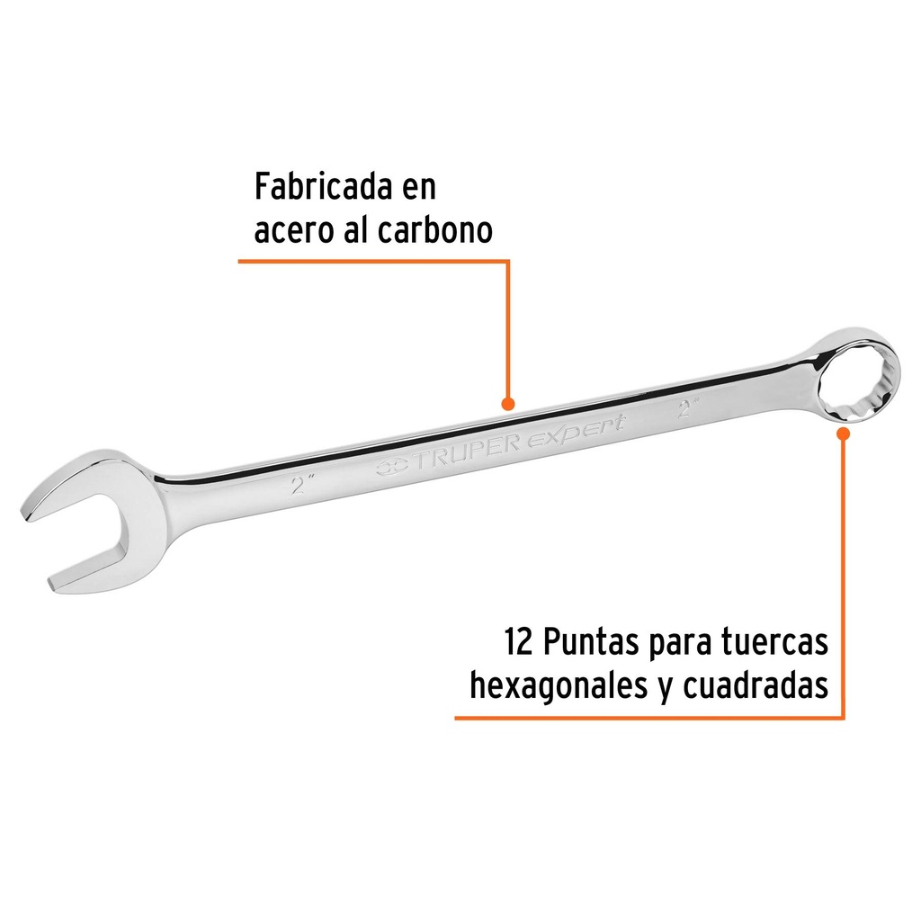 Llave combinada extralarga 2' x 509 mm de largo, Expert