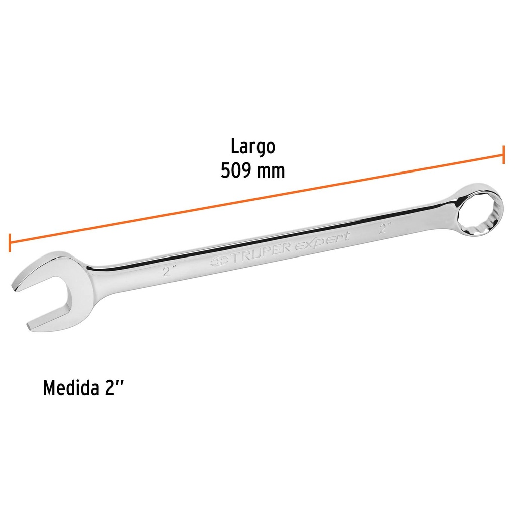 Llave combinada extralarga 2' x 509 mm de largo, Expert