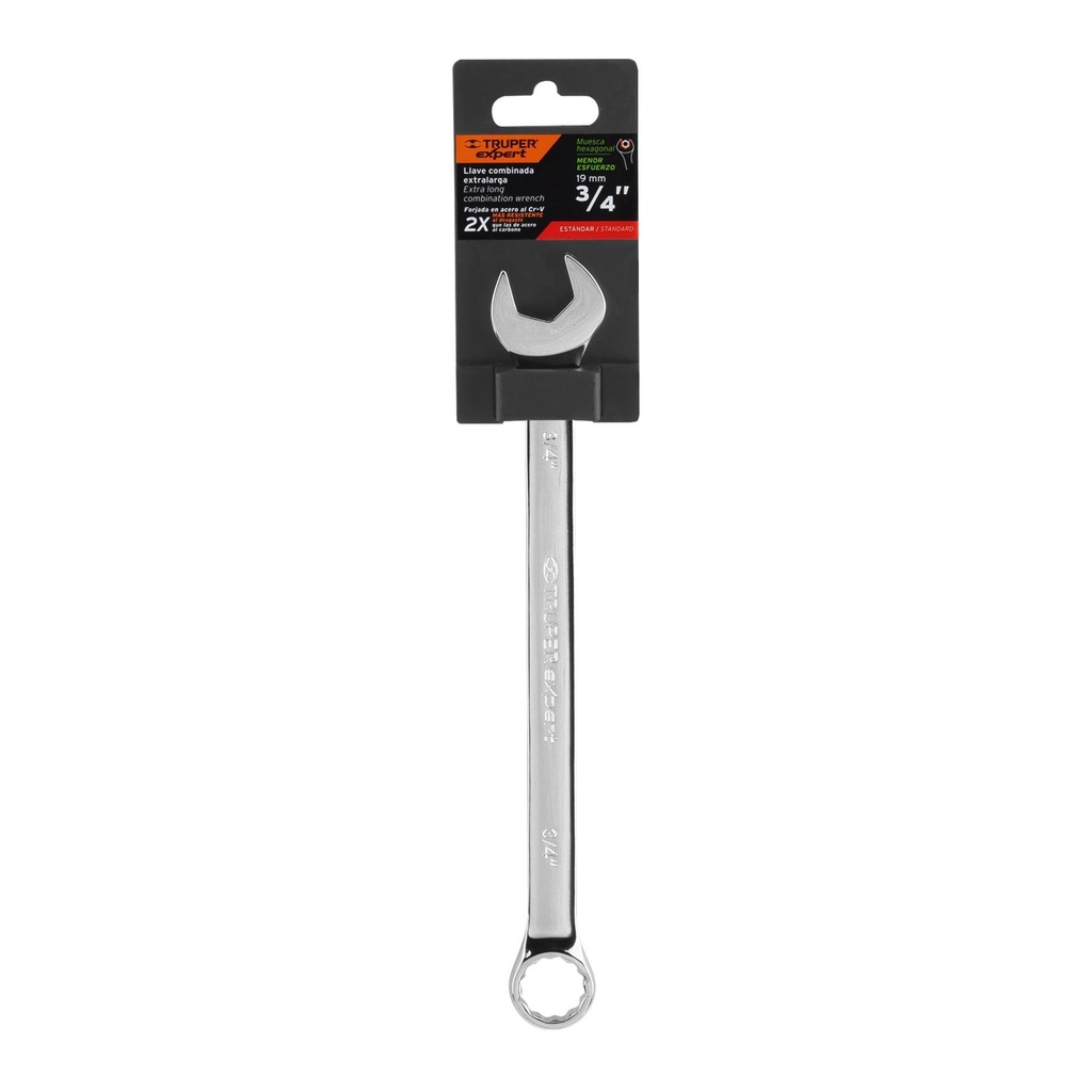 Llave combinada extralarga 3/4' x 278 mm de largo, Expert