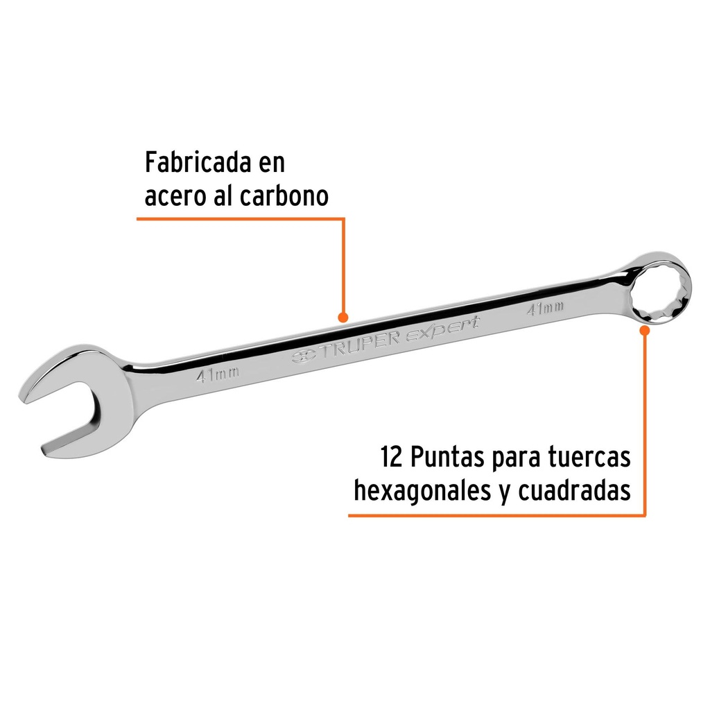 Llave combinada extralarga 41 mm x 483 mm de largo, Expert