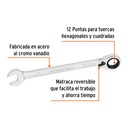 Llave combinada matraca reversible 1' x 332 mm largo, Expert