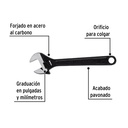 Llave ajustable (perico) 10' pavonada, Pretul