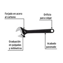 Llave ajustable (perico) 12' pavonada, Pretul