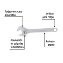 Llave ajustable (perico) 15' cromada, Pretul