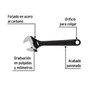 Llave ajustable (perico) 8' pavonada, Pretul