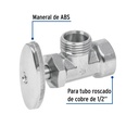 Llave angular 1/2' x 1/2' en blíster, Foset