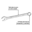 Llave combinada 1/2' x 170 mm de largo, Pretul