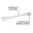 Llave combinada 1/4' x 100 mm de largo, Pretul