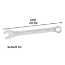 Llave combinada 16 mm x 200 mm de largo, Pretul