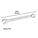 Llave combinada 5/8' x 200 mm de largo, Pretul