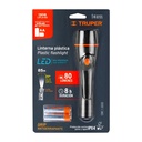 Linterna plástica 1 LED 80 lm con 2 pilas AA, Truper