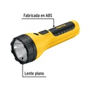 Linterna plástica recargable de LED, 180 lúmenes, Pretul