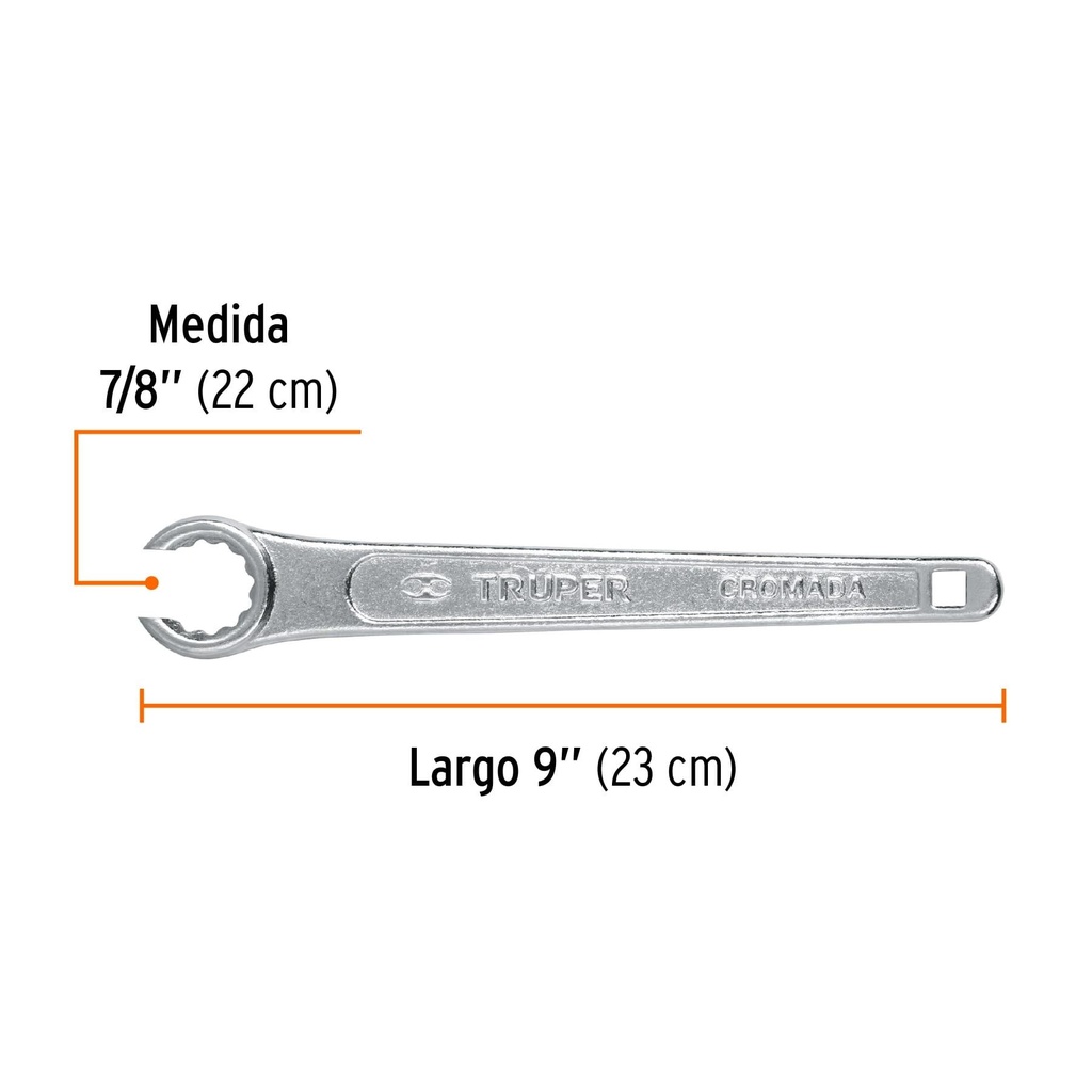 Llave 9' para tanque de gas, Truper