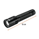 Linterna de aluminio 1 LED 130 lm recargable, Truper