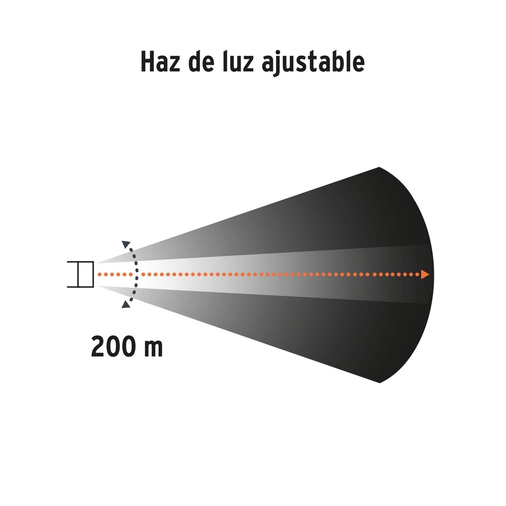 Linterna de aluminio 1 LED 650 lm recargable, Truper