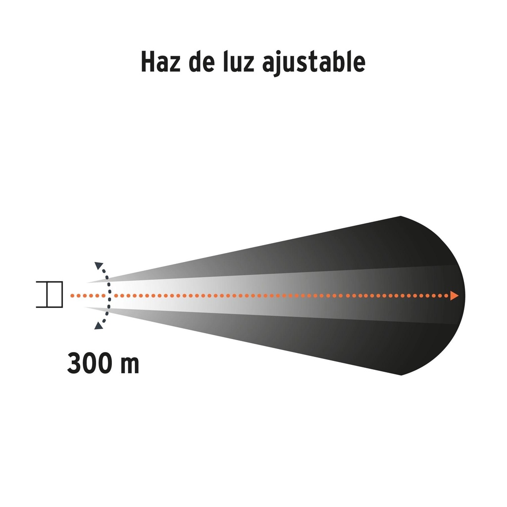 Linterna de aluminio LED Cree 850 lm con 3 pilas D, Truper