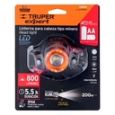 Linterna de minero 1 LED 800 lm de 4 pilas AA, Truper Expert