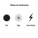 Linterna de minero 1 LED Cree 500 lm recargable, Expert