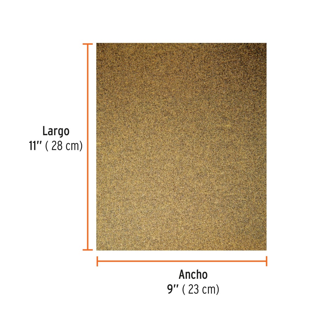 Lija para madera papel cabinet, grano 180, Truper