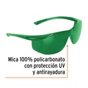 Lentes de seguridad verdes, Truper Ultralite