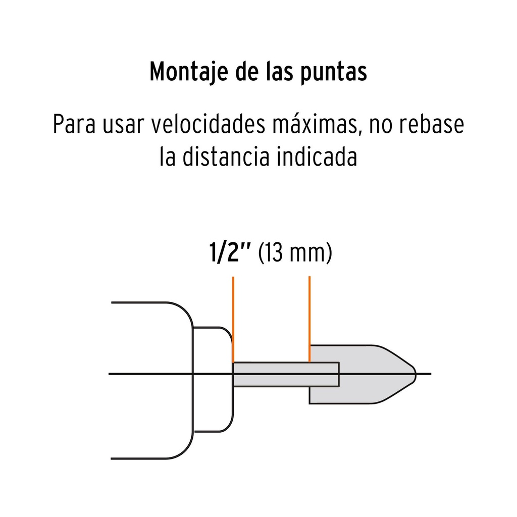 Juego de 4 piedras montadas zanco 1/4', acero inoxidable