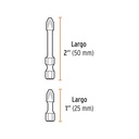 Juego de 40 puntas de impacto mixtas largos 1' y 2', Expert