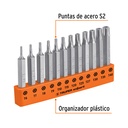 Juego de 12 puntas torx combinadas c/seguro largo 2', Expert