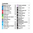 Juego de 130 herramientas 1/4' para mecánico, Pretul