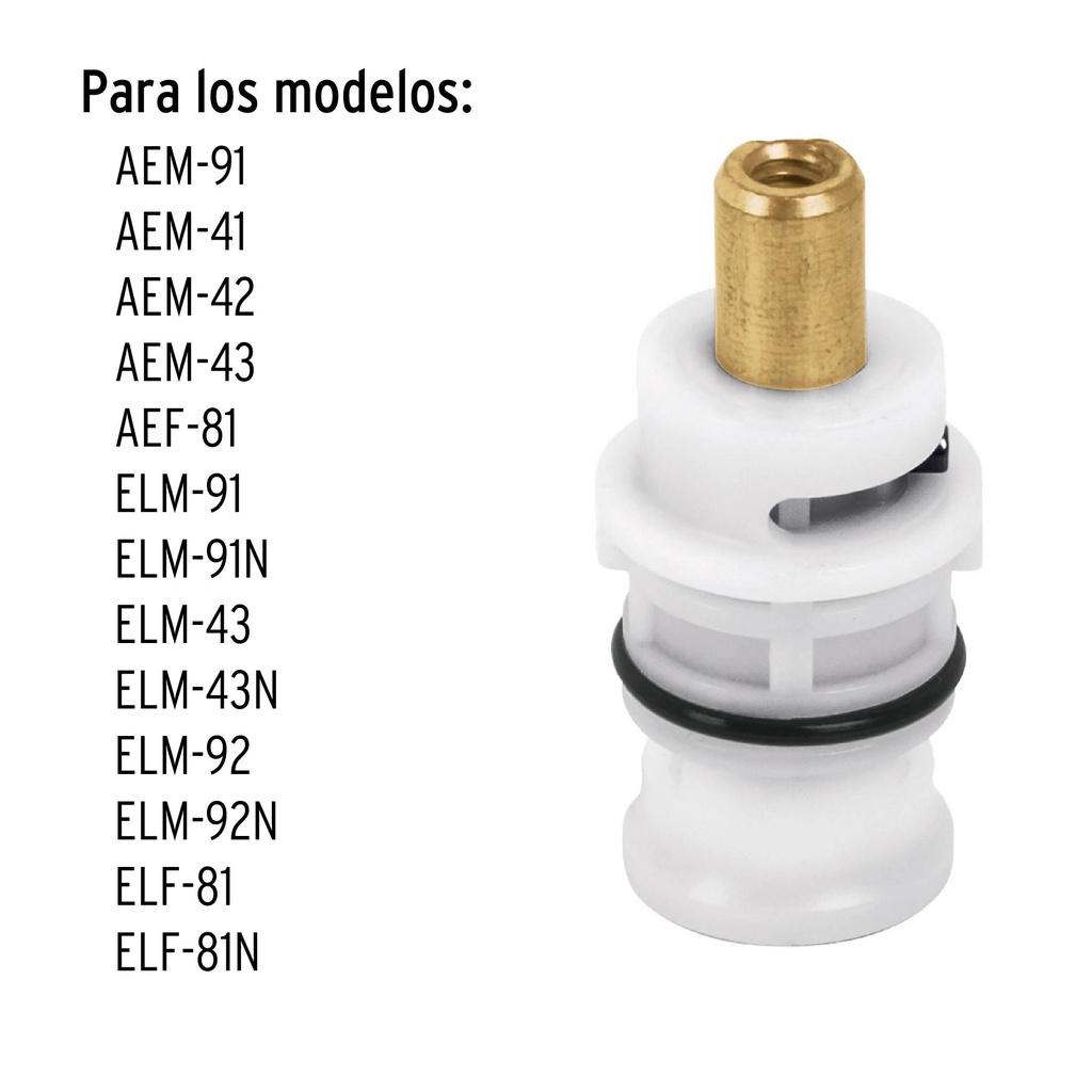 Juego de 2 cartuchos cerámicos, Foset