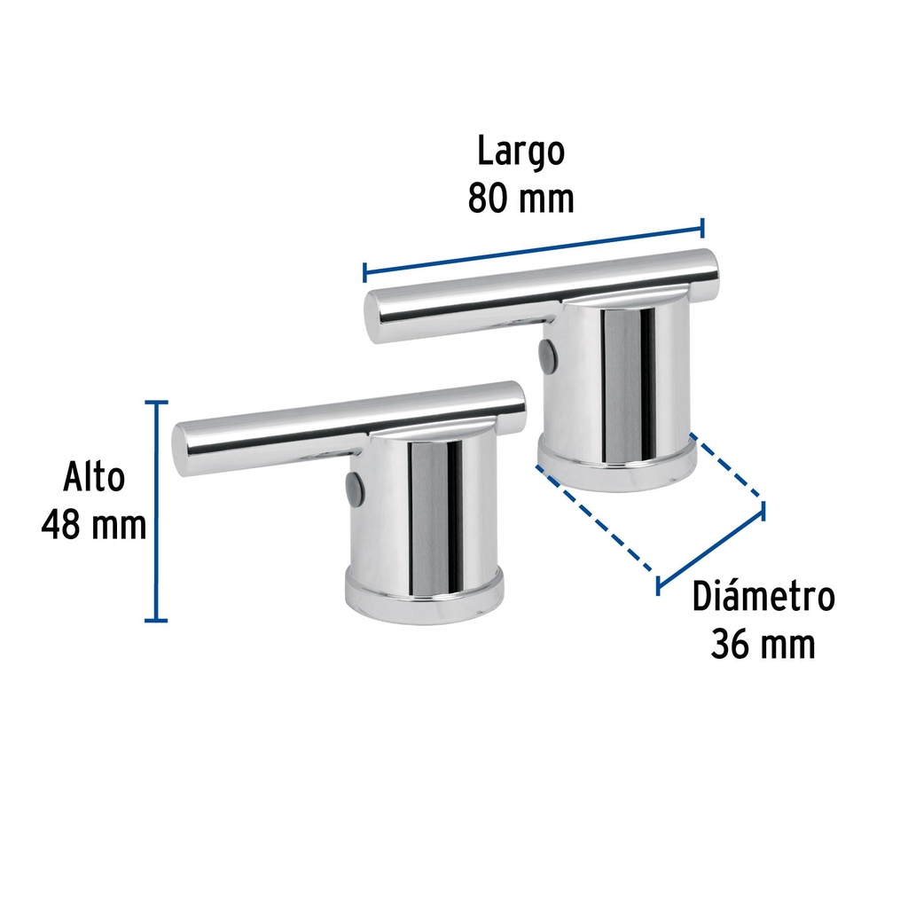 Juego de 2 manerales para lavabo y fregadero, Element