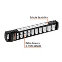 Juego de 10 dados cuadro 1/2' std, Truper