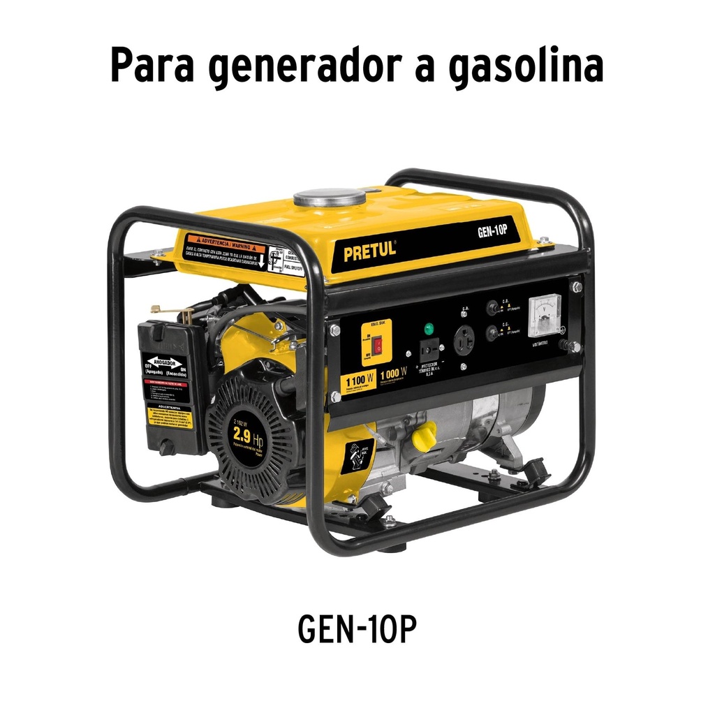 Carburador para generador a gasolina GEN-10P, Pretul