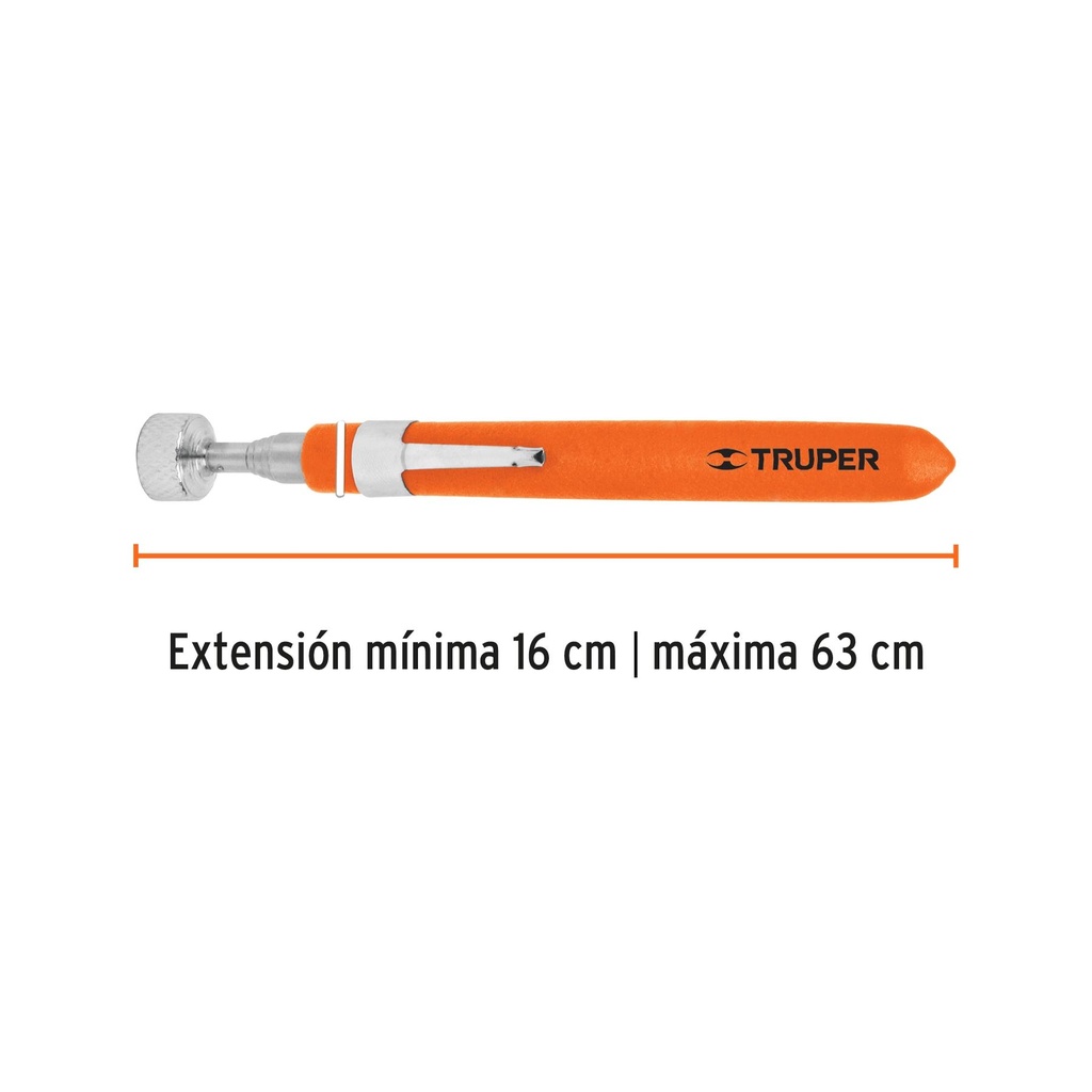 Imán extensible de acero inoxidable, 3.6 kg, Truper