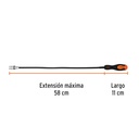 Imán extensible, flexible de acero con LED, 3 kg, Truper