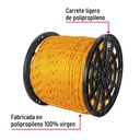 Metro de cuerda amarilla de 13 mm en rollo de 390 m, Fiero