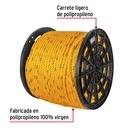 Metro de cuerda amarilla de 16 mm en rollo de 264 m, Fiero