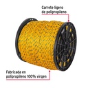 Metro de cuerda amarilla de 8 mm en rollo de 640 m, Fiero