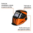 Careta electrónica para soldar, sombra 9-13, Truper