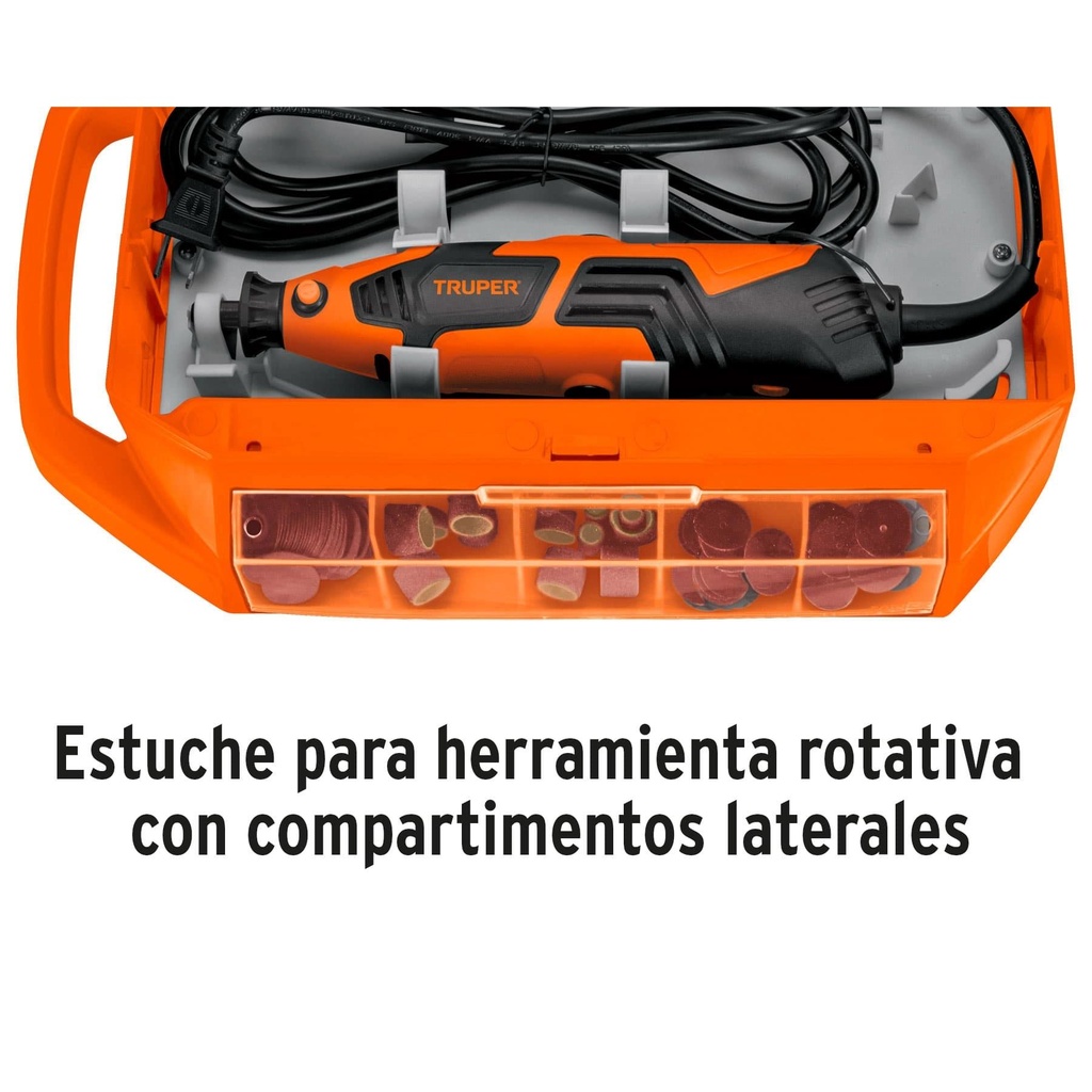 Herramienta rotativa profesional 150 W con 201 accesorios