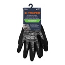 Guantes de nylon recubiertos de nitrilo arenoso, G, Truper